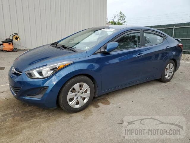 HYUNDAI ELANTRA 2016 kmhdh4ae6gu532623