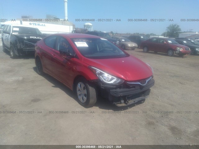 HYUNDAI ELANTRA 2016 kmhdh4ae6gu543279