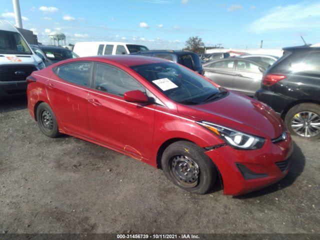 HYUNDAI ELANTRA 2016 kmhdh4ae6gu543394