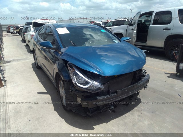 HYUNDAI ELANTRA 2016 kmhdh4ae6gu564195