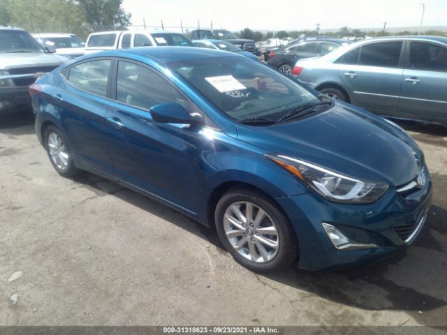 HYUNDAI ELANTRA 2016 kmhdh4ae6gu586973