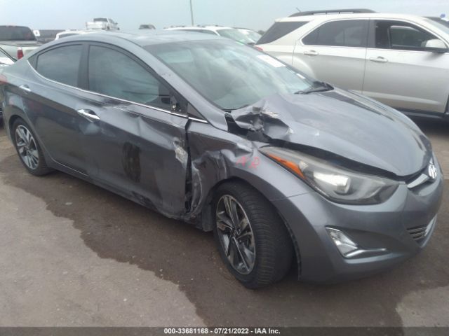 HYUNDAI ELANTRA 2016 kmhdh4ae6gu597715