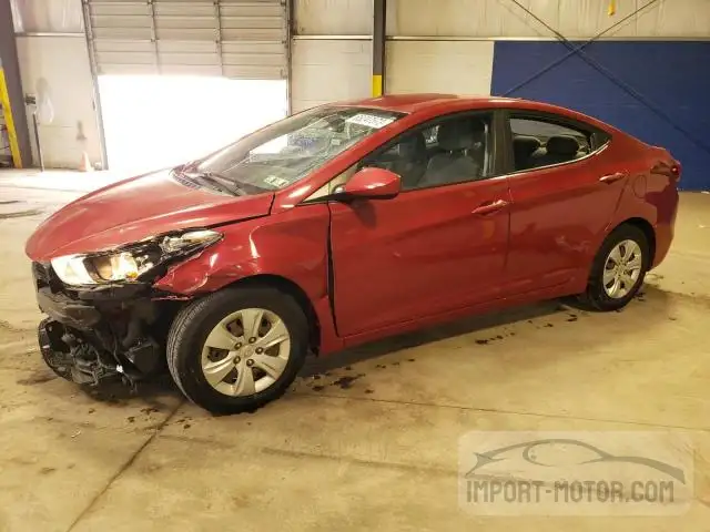 HYUNDAI ELANTRA 2016 kmhdh4ae6gu606624