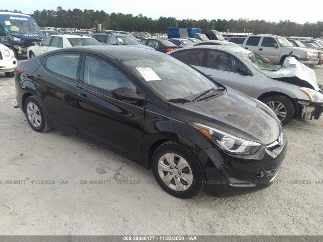 HYUNDAI ELANTRA 2016 kmhdh4ae6gu628459