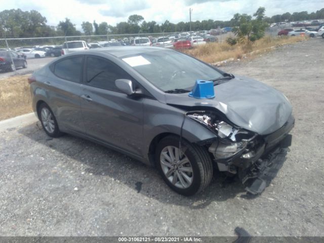 HYUNDAI ELANTRA 2016 kmhdh4ae6gu633435