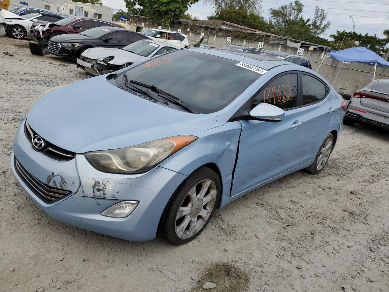 HYUNDAI ELANTRA 2011 kmhdh4ae7bu126035