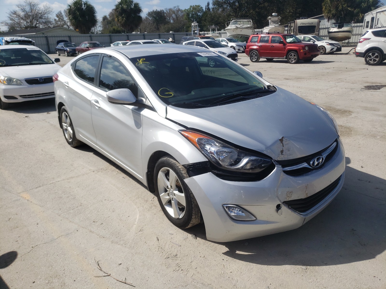 HYUNDAI ELANTRA GL 2012 kmhdh4ae7cu349368