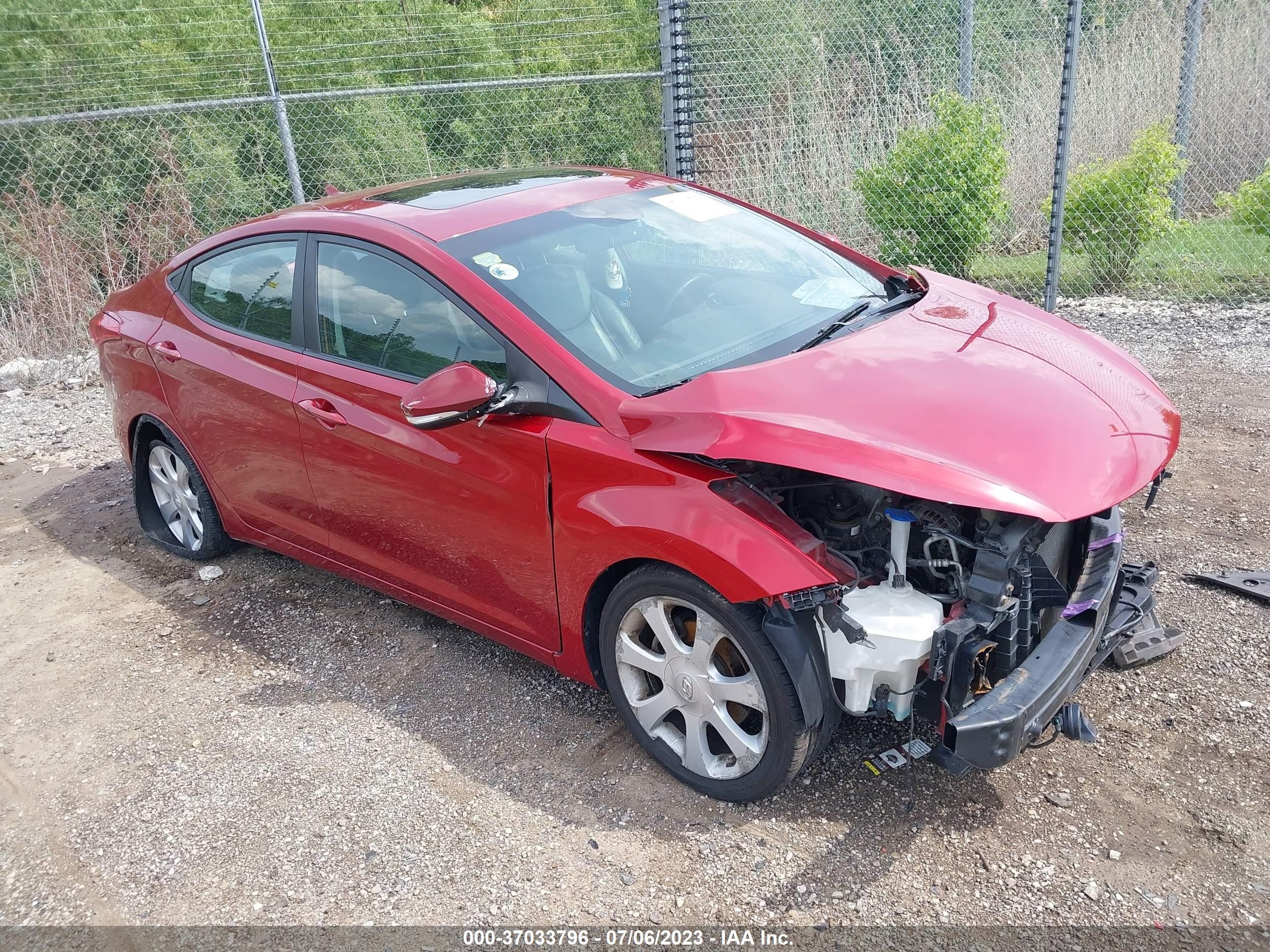 HYUNDAI ELANTRA 2012 kmhdh4ae7cu433321