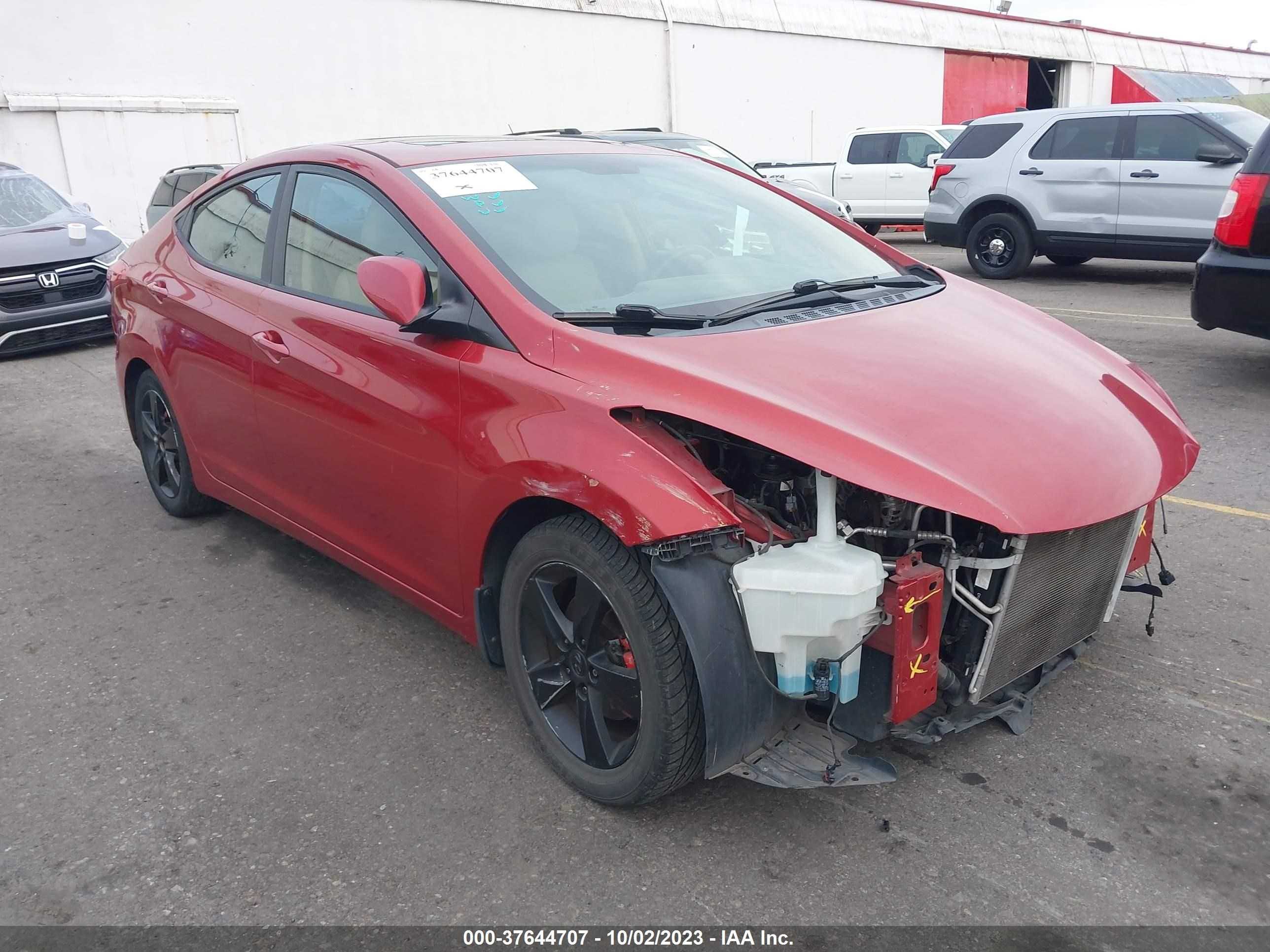 HYUNDAI ELANTRA 2013 kmhdh4ae7du707392