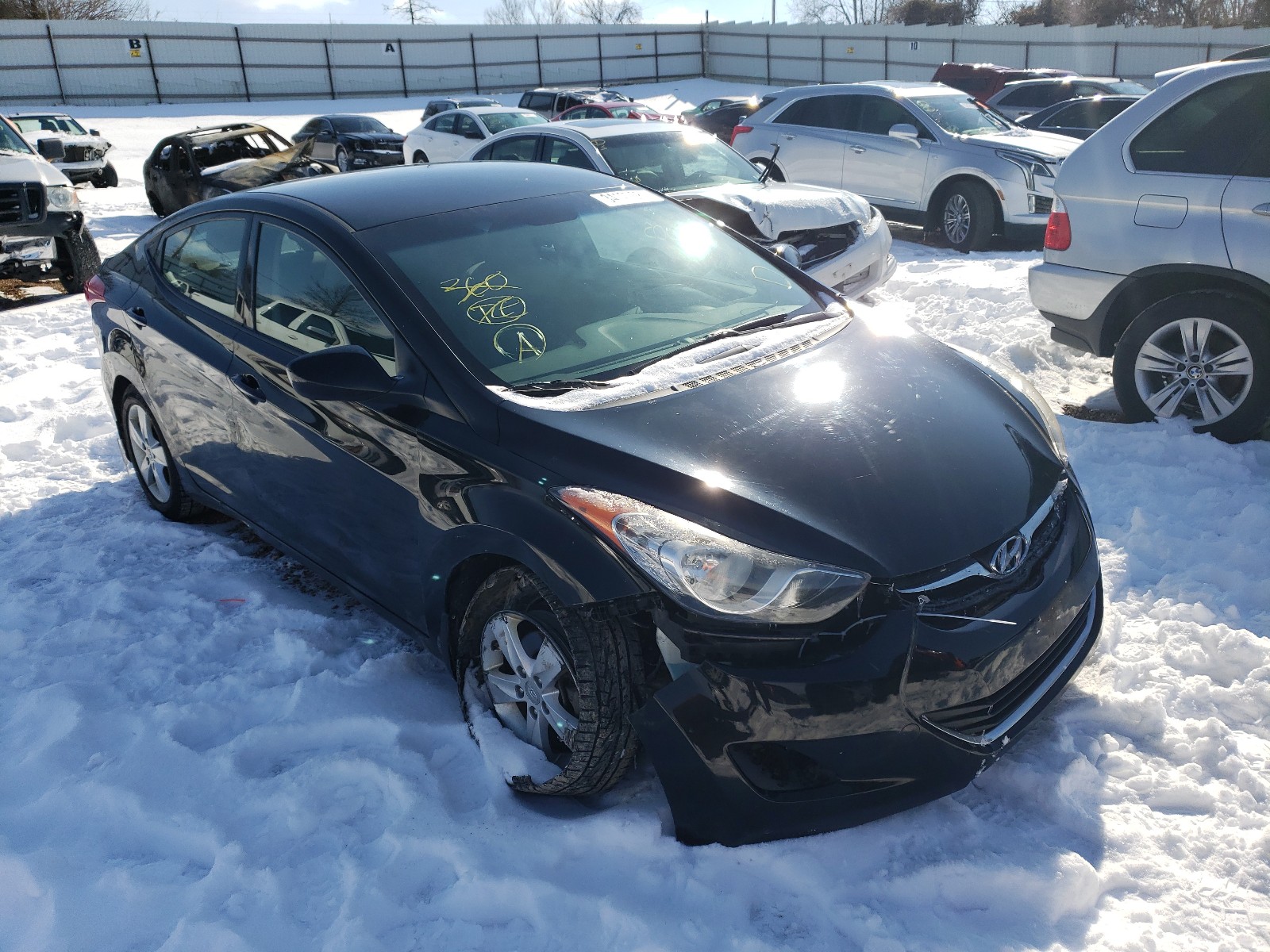 HYUNDAI ELANTRA GL 2013 kmhdh4ae7du927213