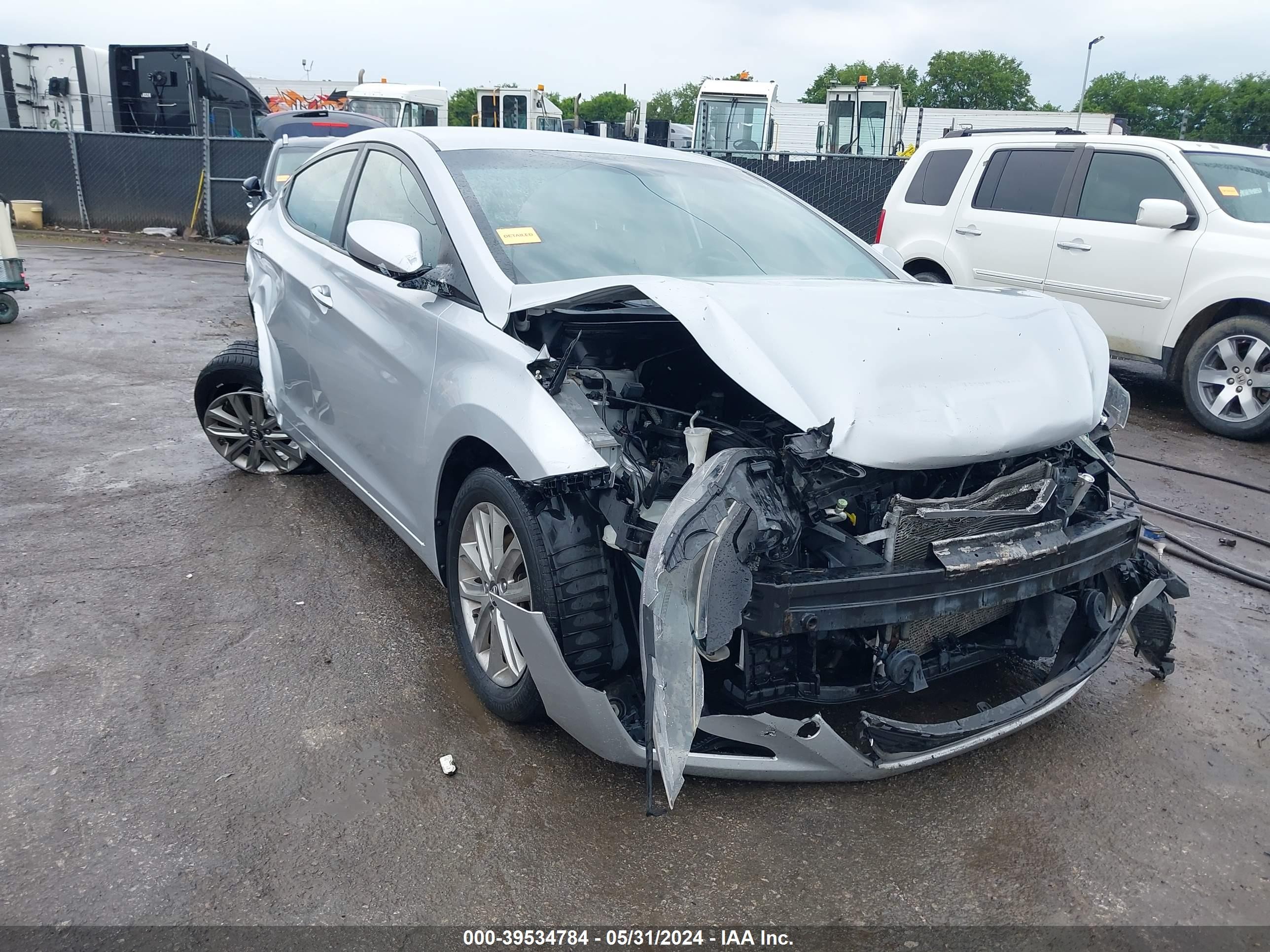 HYUNDAI ELANTRA 2014 kmhdh4ae7eu040258