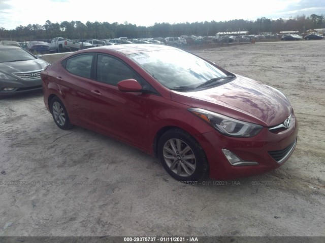 HYUNDAI ELANTRA 2014 kmhdh4ae7eu048084