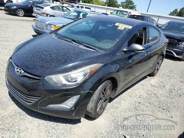 HYUNDAI ELANTRA 2014 kmhdh4ae7eu056928