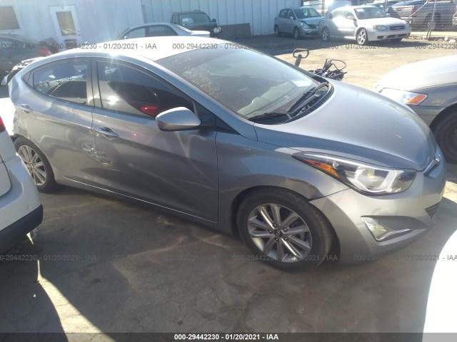 HYUNDAI ELANTRA 2014 kmhdh4ae7eu081666