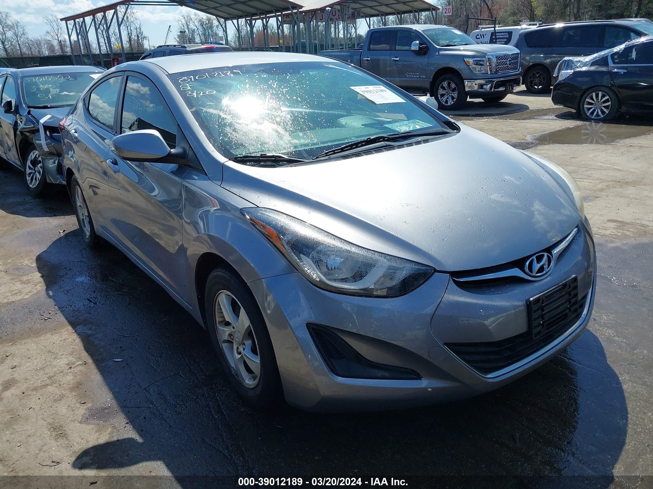 HYUNDAI ELANTRA 2014 kmhdh4ae7eu086687