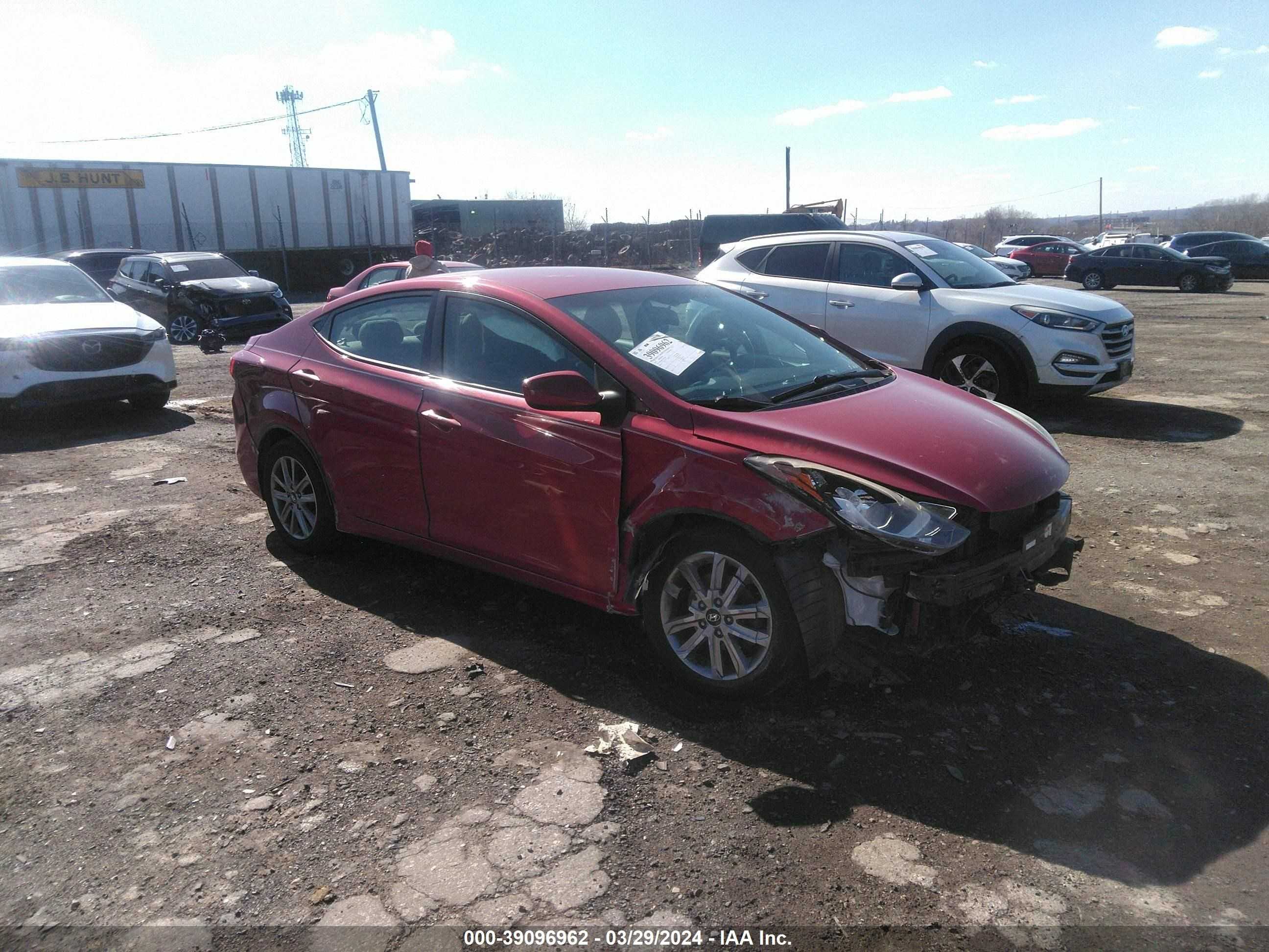 HYUNDAI ELANTRA 2014 kmhdh4ae7eu115394