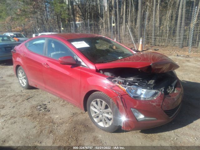 HYUNDAI ELANTRA 2014 kmhdh4ae7eu149707