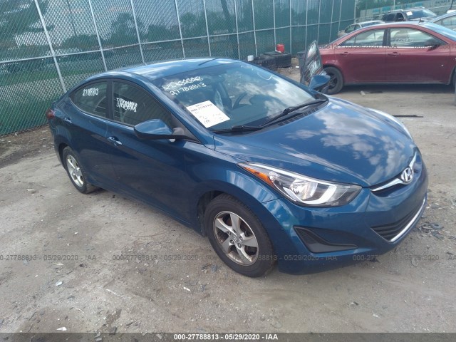 HYUNDAI ELANTRA 2014 kmhdh4ae7eu196624