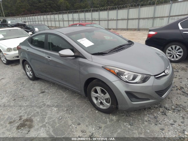 HYUNDAI ELANTRA 2014 kmhdh4ae7eu196963