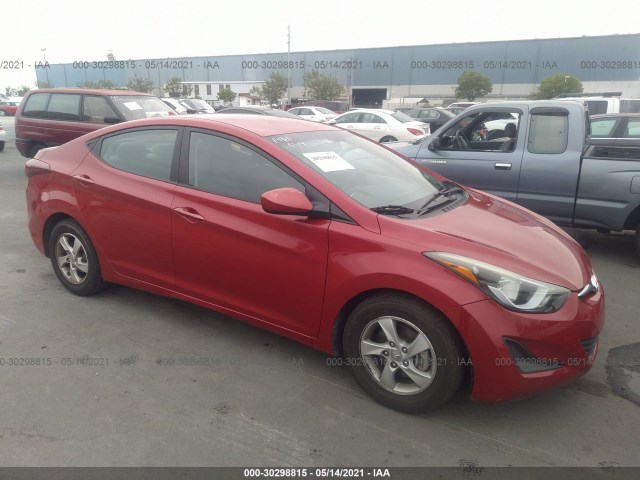 HYUNDAI ELANTRA 2014 kmhdh4ae7eu198292