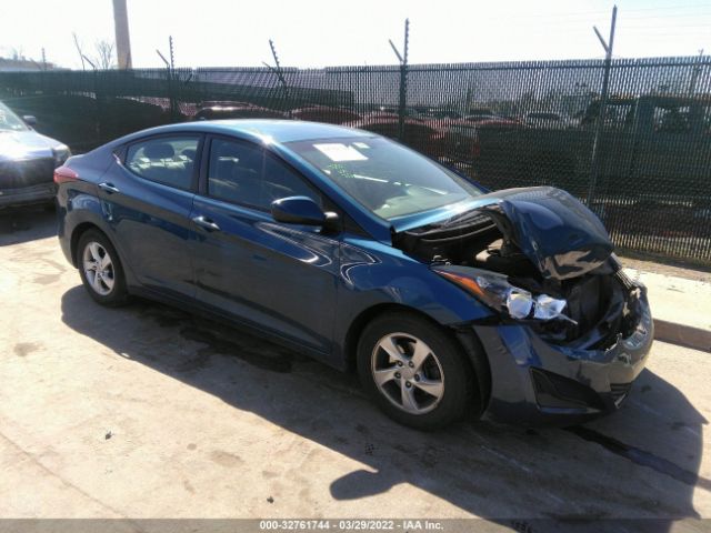 HYUNDAI ELANTRA 2014 kmhdh4ae7eu198745