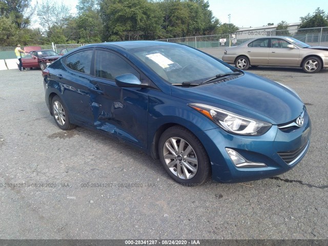 HYUNDAI ELANTRA 2014 kmhdh4ae7eu200784