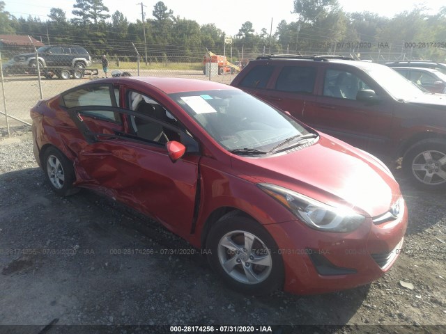 HYUNDAI ELANTRA 2014 kmhdh4ae7eu213003