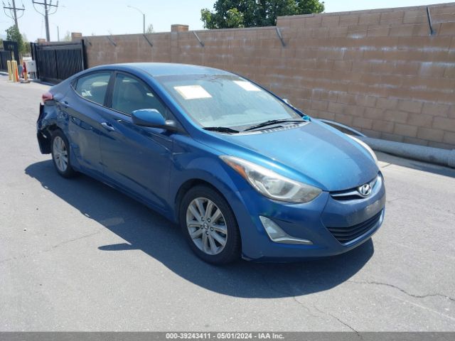 HYUNDAI ELANTRA 2015 kmhdh4ae7fu224553