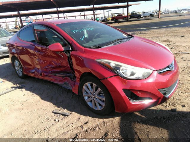 HYUNDAI ELANTRA 2015 kmhdh4ae7fu252188