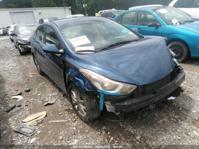 HYUNDAI ELANTRA 2015 kmhdh4ae7fu346474