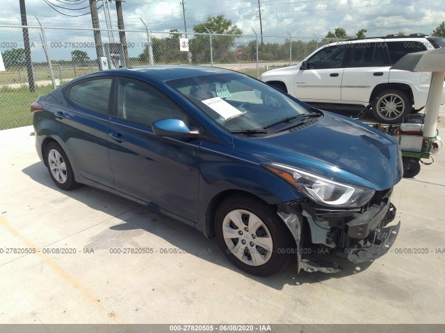 HYUNDAI ELANTRA 2015 kmhdh4ae7fu388353