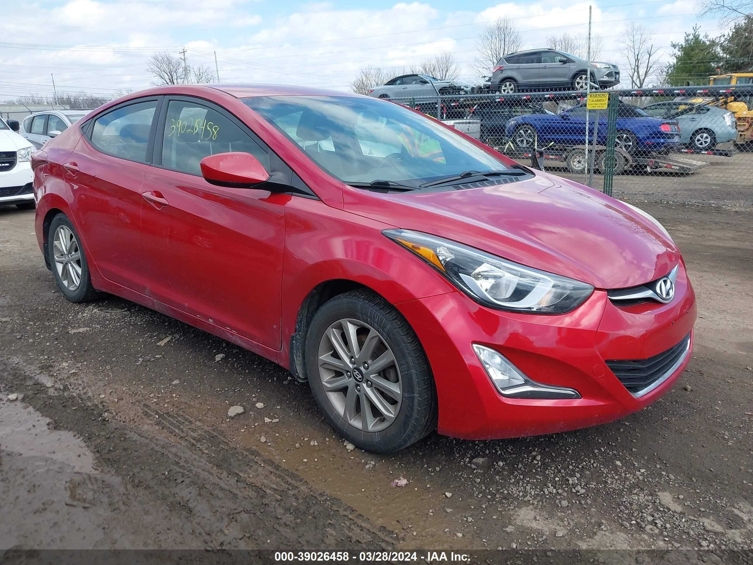 HYUNDAI ELANTRA 2015 kmhdh4ae7fu421187