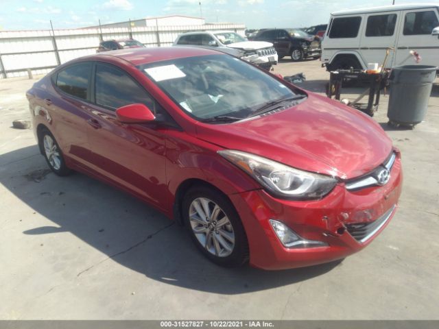 HYUNDAI ELANTRA 2016 kmhdh4ae7gu478930