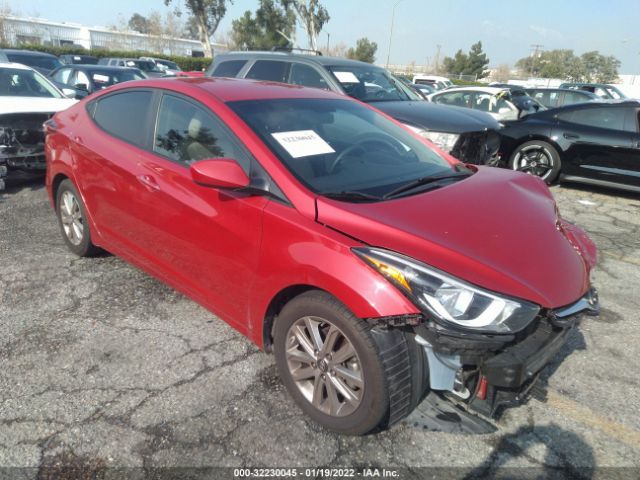 HYUNDAI ELANTRA 2016 kmhdh4ae7gu481424