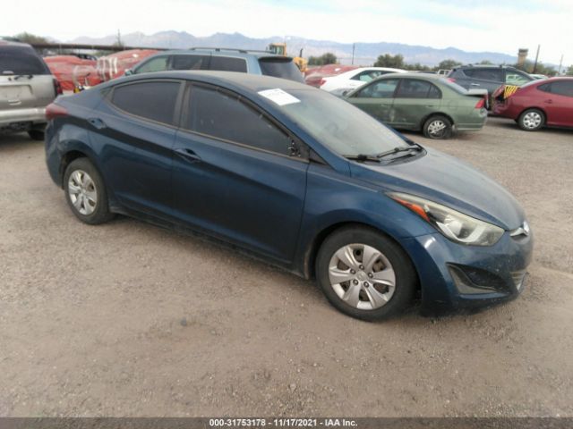 HYUNDAI ELANTRA 2016 kmhdh4ae7gu482816