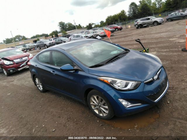 HYUNDAI ELANTRA 2016 kmhdh4ae7gu502028