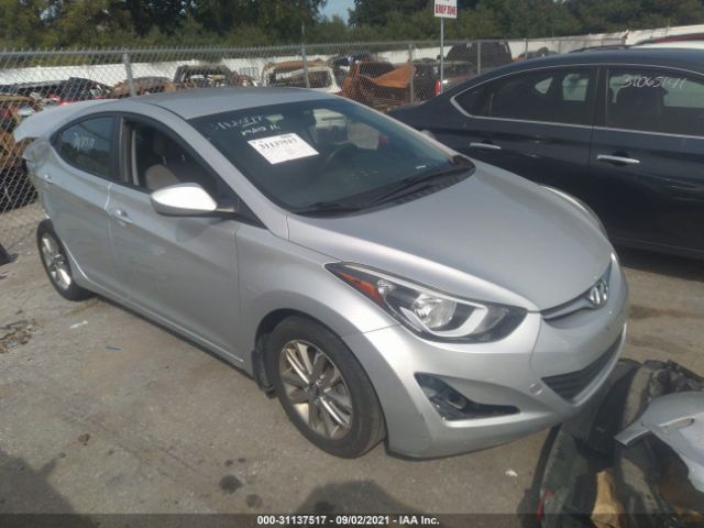 HYUNDAI ELANTRA 2016 kmhdh4ae7gu512252