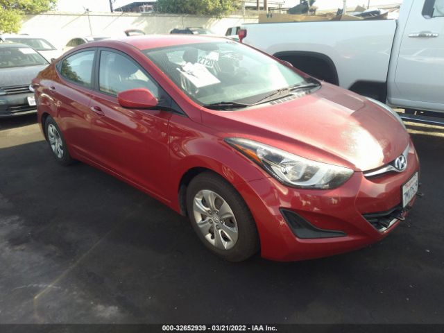 HYUNDAI ELANTRA 2016 kmhdh4ae7gu523459