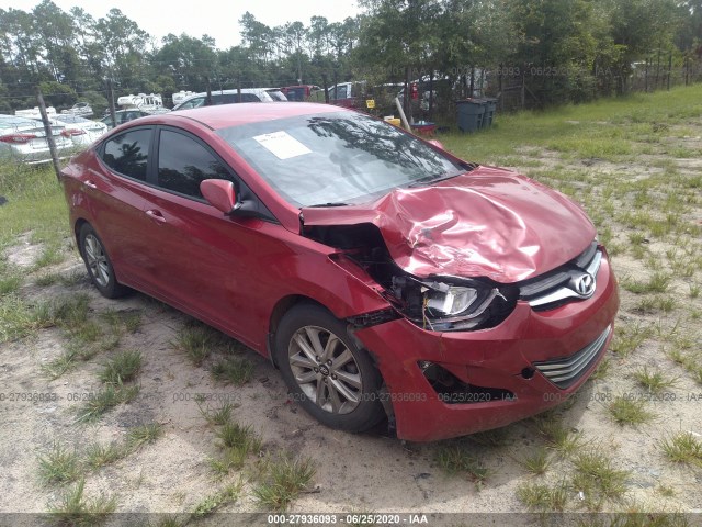 HYUNDAI ELANTRA 2016 kmhdh4ae7gu526412