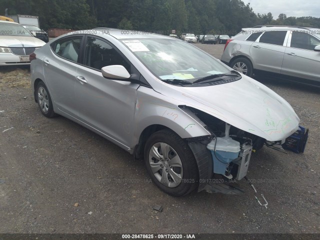 HYUNDAI ELANTRA 2016 kmhdh4ae7gu575691