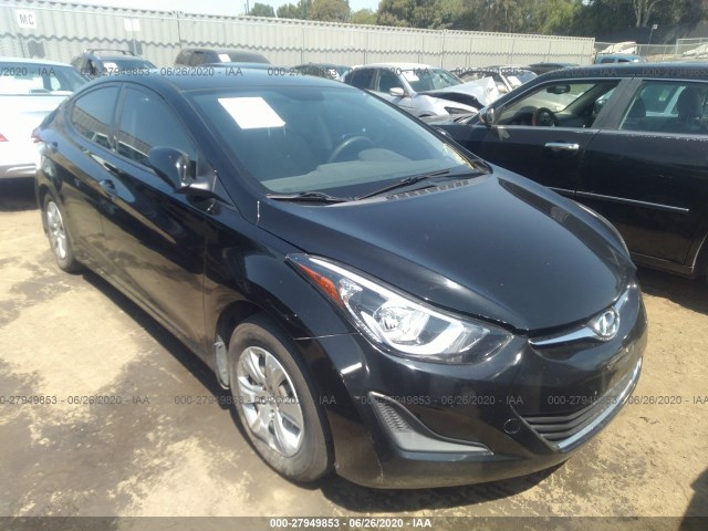 HYUNDAI ELANTRA 2016 kmhdh4ae7gu583726