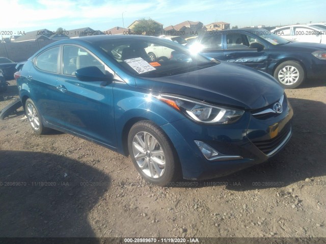 HYUNDAI ELANTRA 2016 kmhdh4ae7gu584746