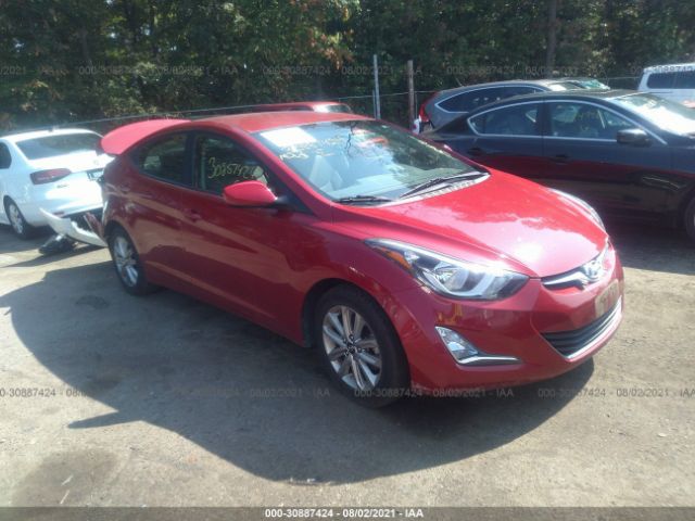 HYUNDAI ELANTRA 2016 kmhdh4ae7gu588196