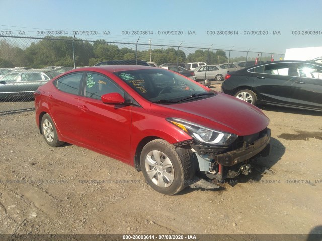 HYUNDAI ELANTRA 2016 kmhdh4ae7gu588862