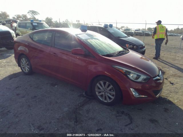 HYUNDAI ELANTRA 2016 kmhdh4ae7gu598646