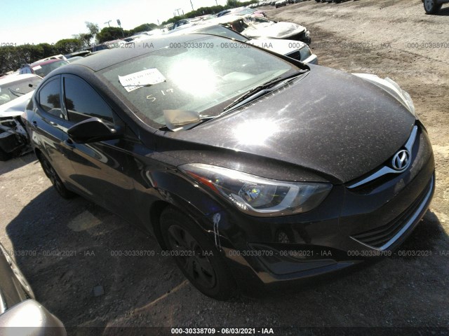 HYUNDAI ELANTRA 2016 kmhdh4ae7gu600346