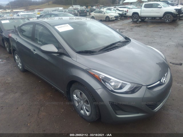 HYUNDAI ELANTRA 2016 kmhdh4ae7gu652415