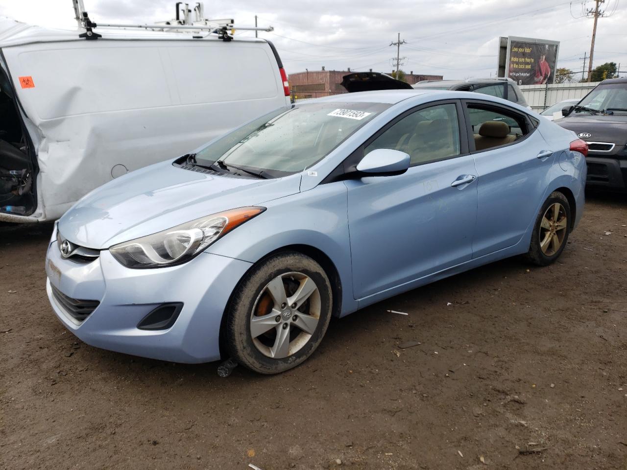 HYUNDAI ELANTRA 2011 kmhdh4ae8bu110460