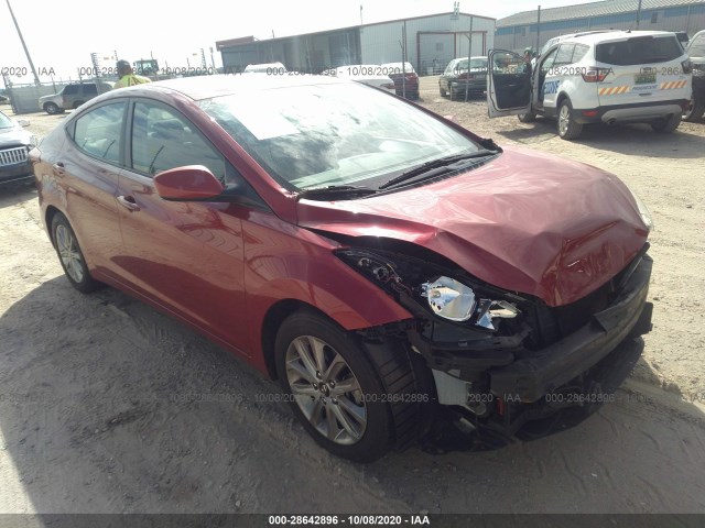 HYUNDAI ELANTRA 2014 kmhdh4ae8eu027177