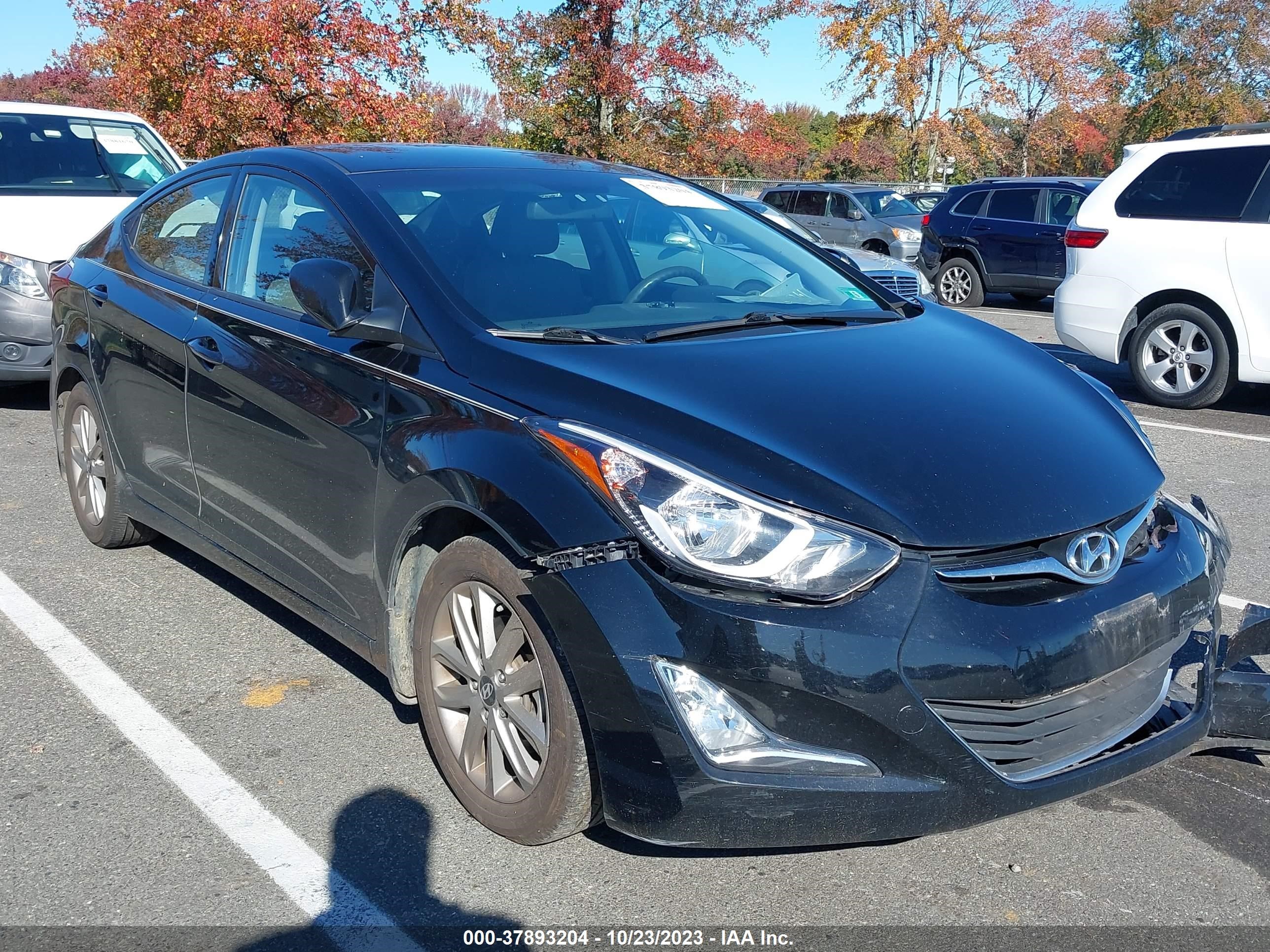 HYUNDAI ELANTRA 2014 kmhdh4ae8eu027650